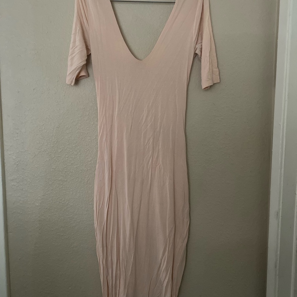 Forever 21 Blush Long Sleeve Dress